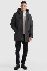 Orolay-Full-coverage Hooded Puffer Jacket-#color_Odyssey Gray