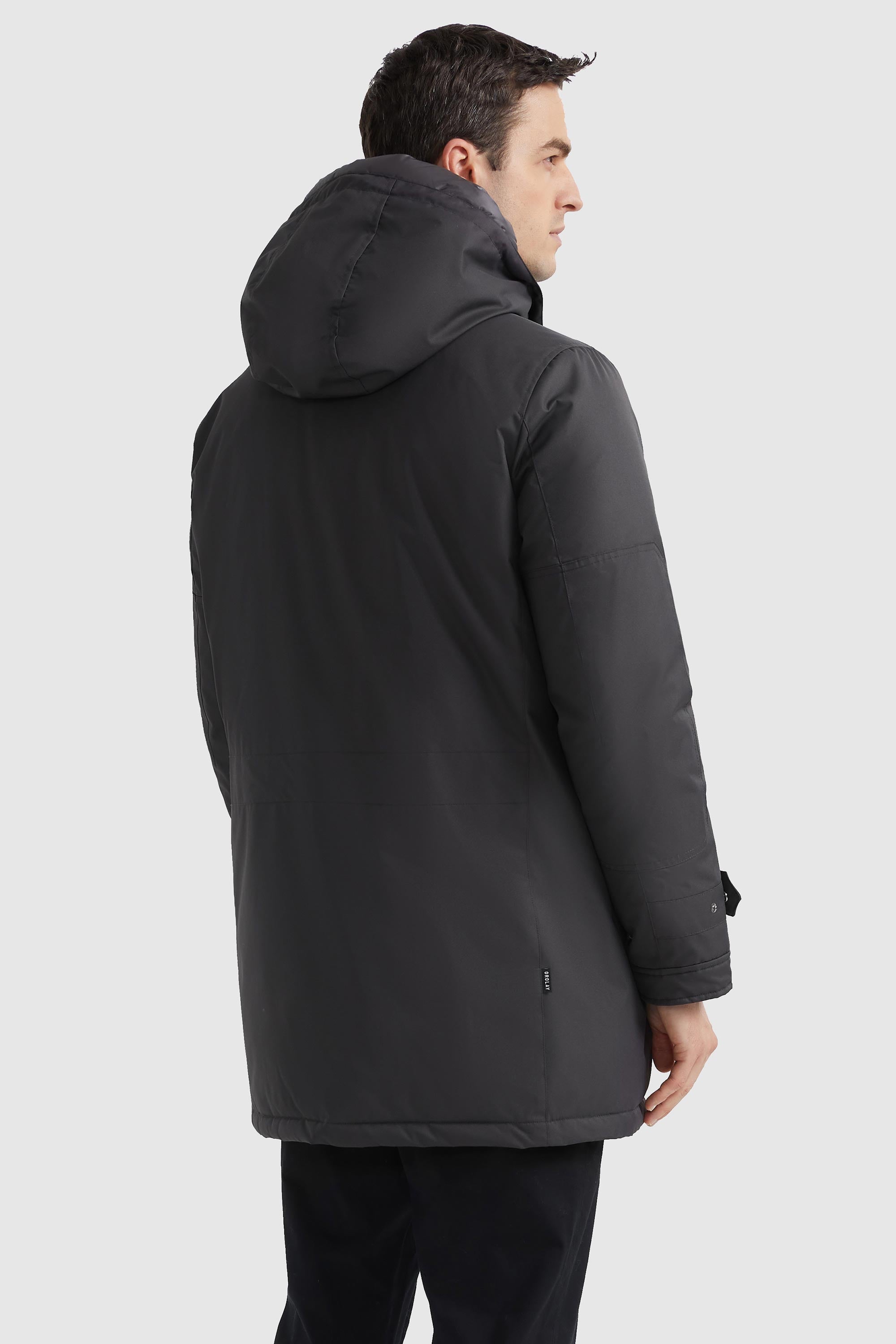 Orolay-Full-coverage Hooded Puffer Jacket-#color_Odyssey Gray