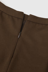 Orolay-High Waist Pencil Skirt-Image 5 of High Waist Pencil Skirt - #color_Emperador