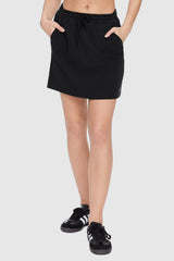 Orolay-High-Waisted Athletic Skirts-Image 1 of High-Waisted Athletic Skirts - #color_Ink