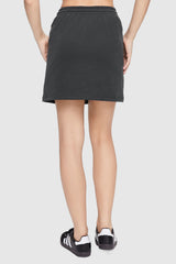 Orolay-High-Waisted Athletic Skirts-Image 4 of High-Waisted Athletic Skirts - #color_Odyssey Gray