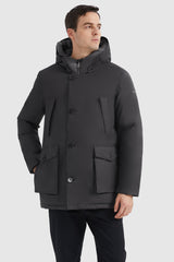 Orolay-Hooded Puffer Thickened Down Coat-#color_Odyssey Gray