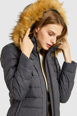 Orolay-Inner Pocket Snap Puffer Jacket-#color_Quiet Shade