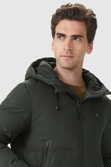 Orolay-Insulated Warm Hooded Puffer Down Jacket-Insulated Warm Hooded Puffer Down Jacket - Orolay, #color_Rosin