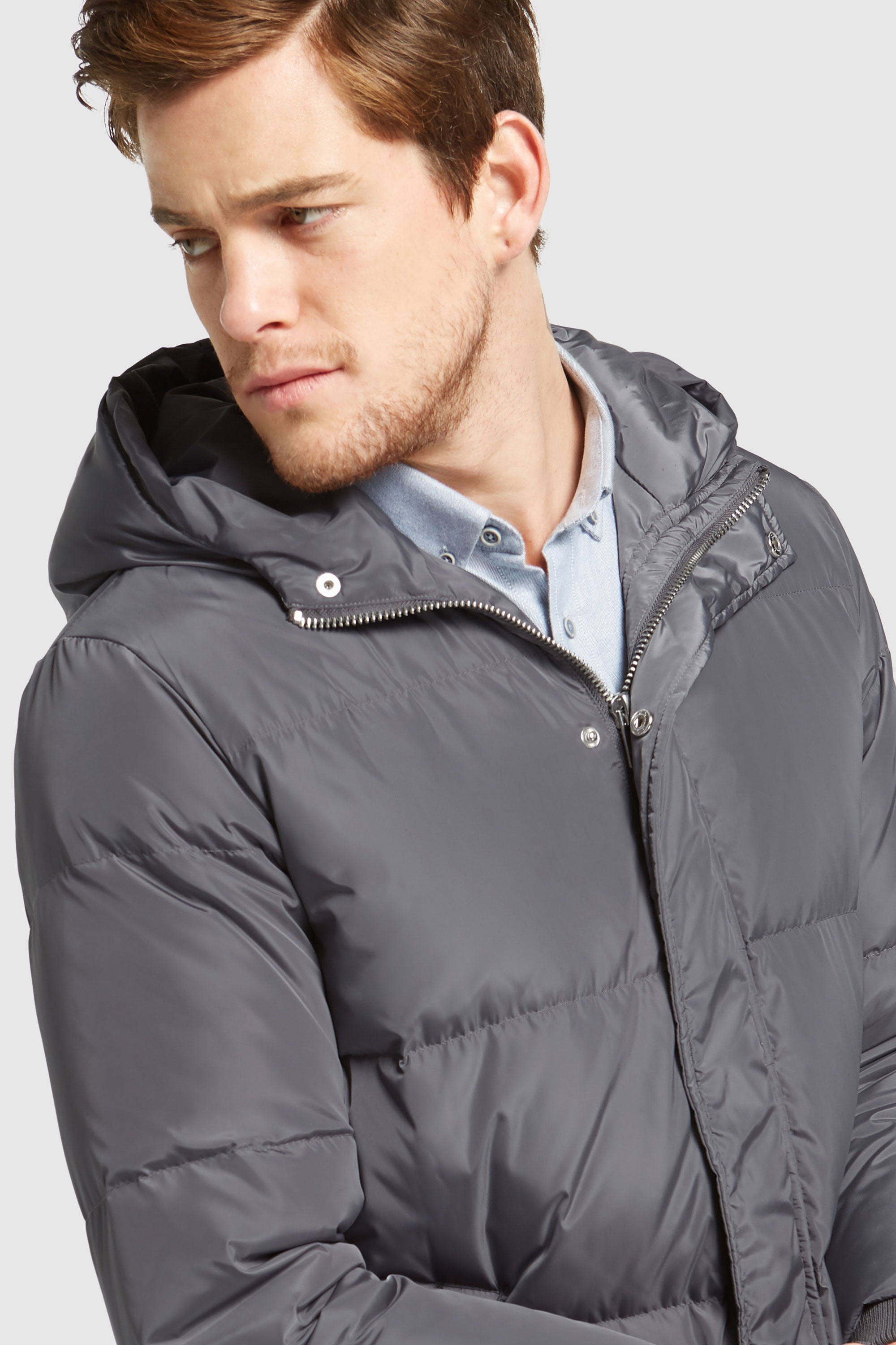 Orolay-Knee Length Winter Thickened Down Jacket-#color_Quiet Shade