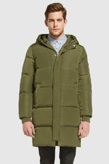 Orolay-Knee Length Winter Thickened Down Jacket-#color_Peat Moss