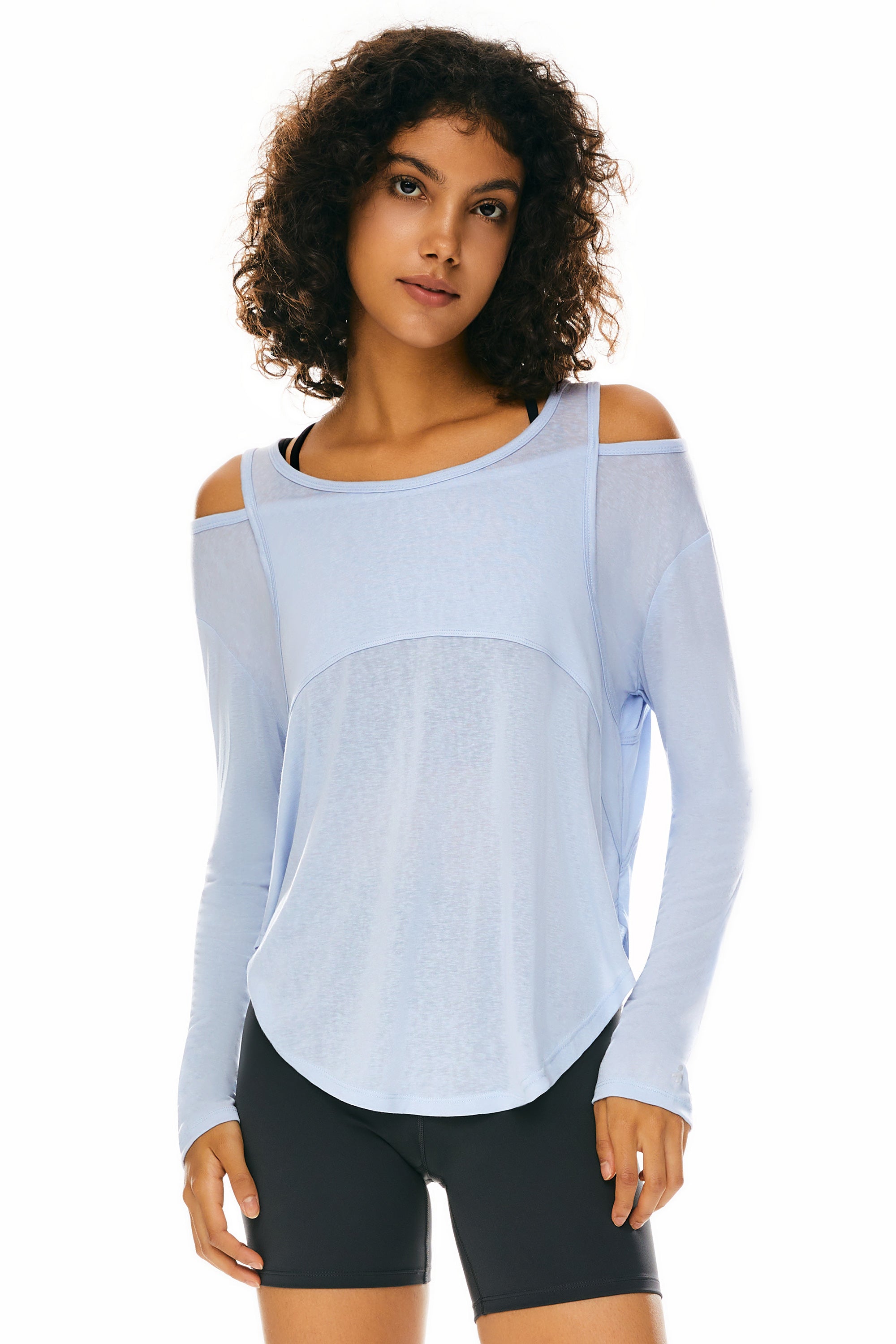 Orolay-Lightweight Athletic Top-Image 5 of Lightweight Athletic Top from Orolay - #color_Skywriting