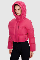 Orolay-Lightweight Cropped Puffer Jacket-#color_Rethink Pink