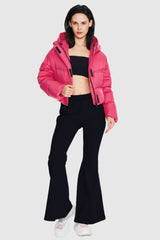 Orolay-Lightweight Cropped Puffer Jacket-#color_Rethink Pink