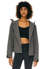 Orolay-Lightweight Hooded Jacket-Image 3 of Lightweight Hooded Jacket from Orolay - #color_Gray