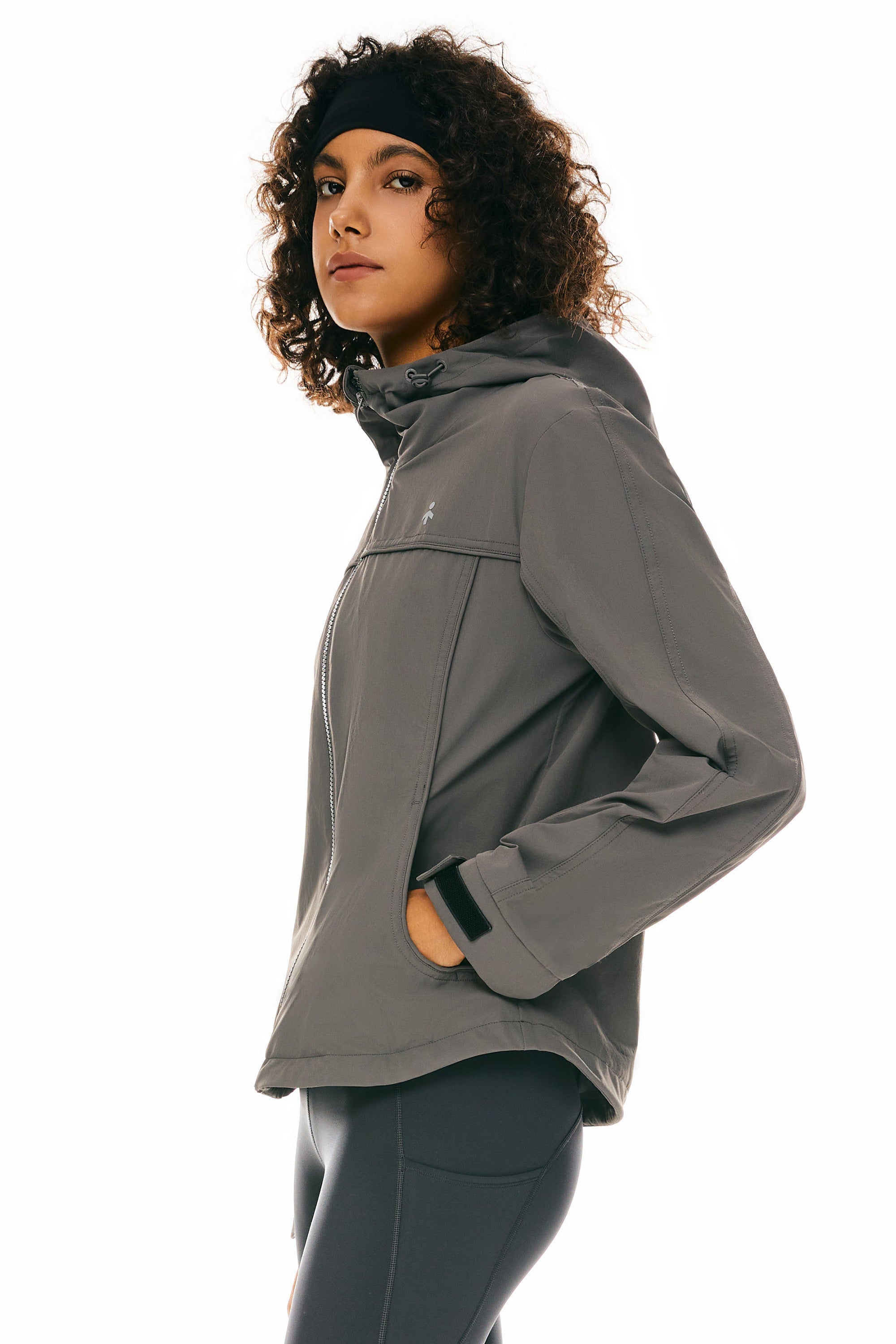 Orolay-Lightweight Hooded Jacket-Image 4 of Lightweight Hooded Jacket from Orolay - #color_Gray