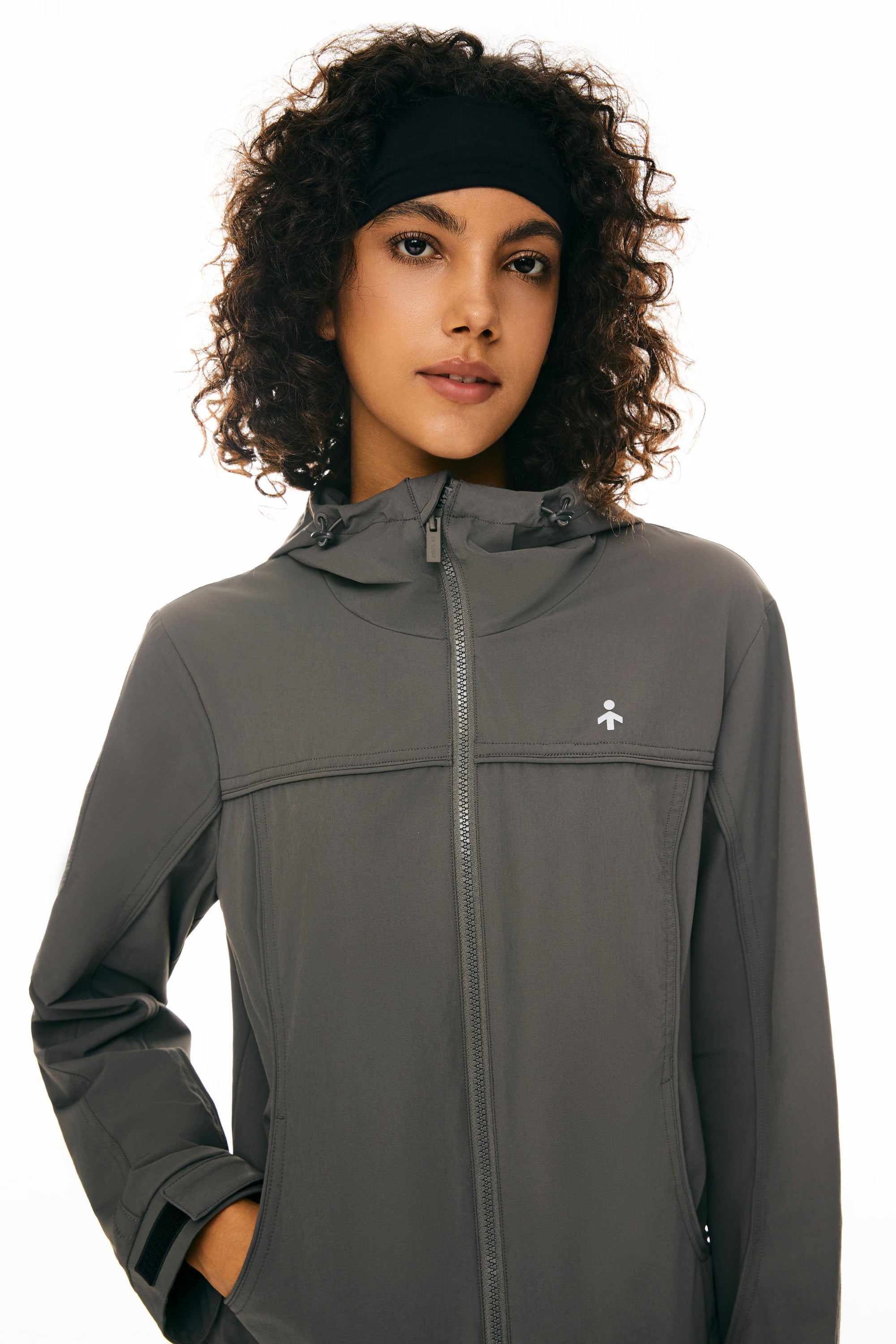 Orolay-Lightweight Hooded Jacket-Image 5 of Lightweight Hooded Jacket from Orolay - #color_Gray