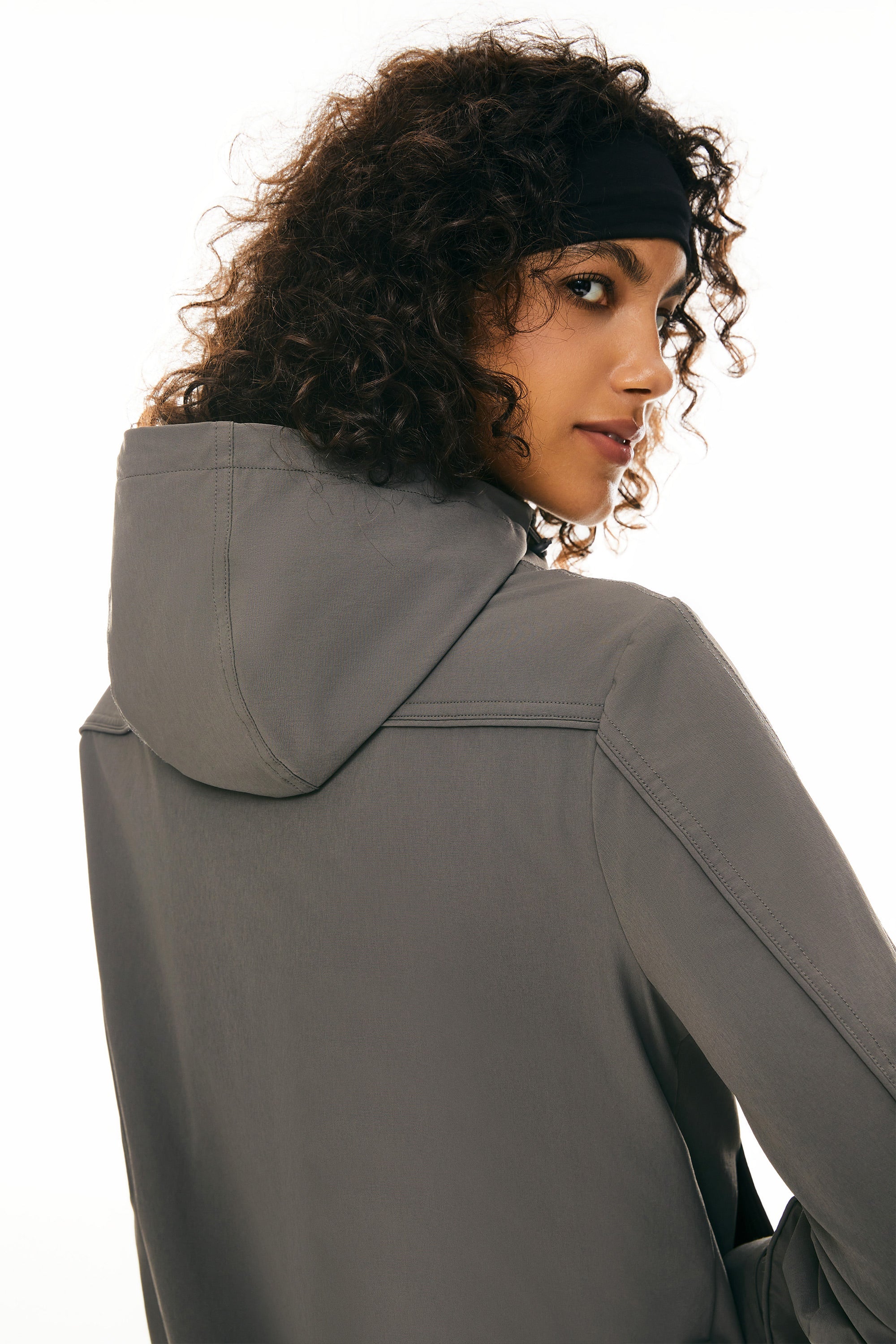 Orolay-Lightweight Hooded Jacket-Image 6 of Lightweight Hooded Jacket from Orolay - #color_Gray