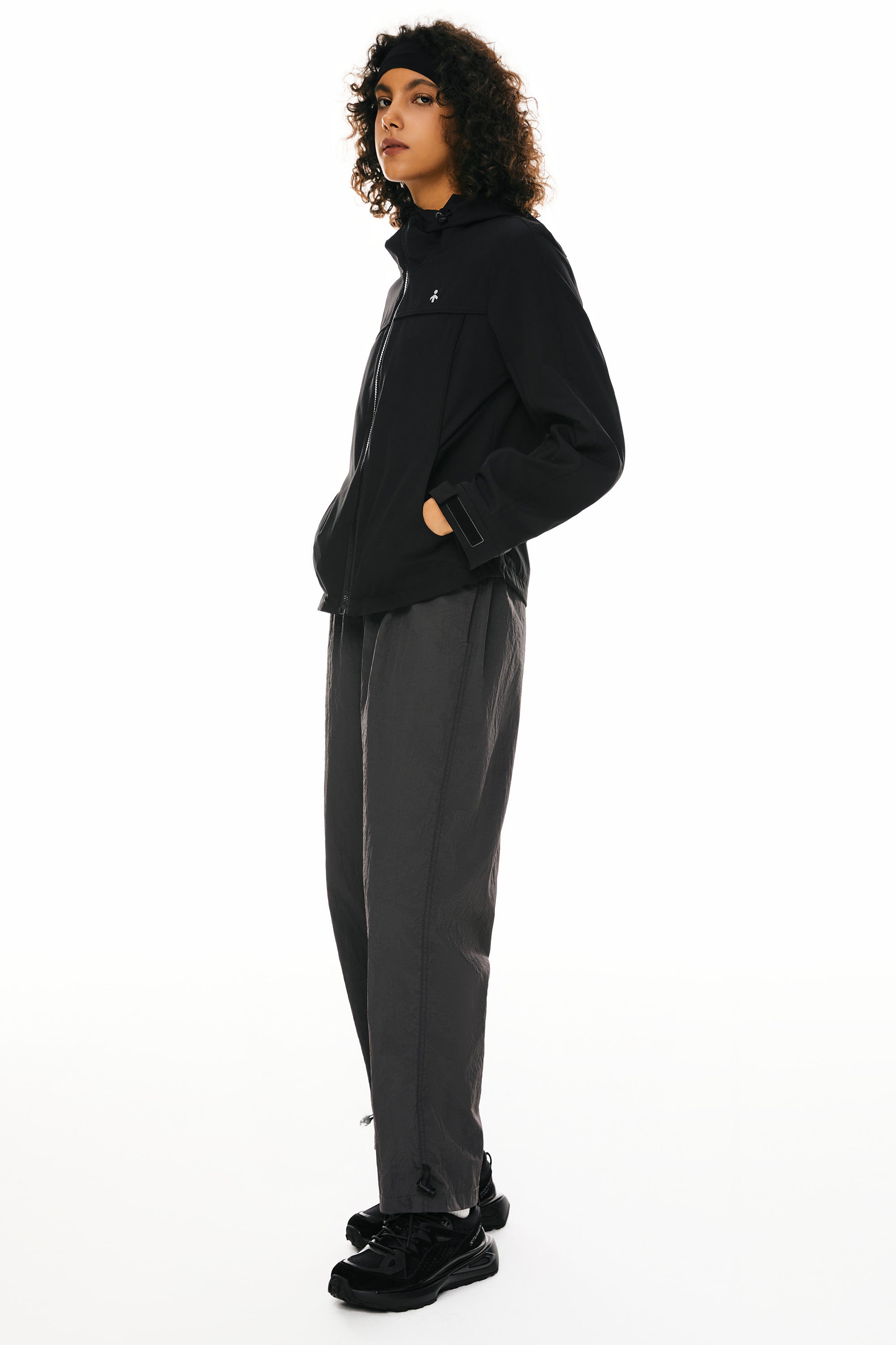 Orolay-Lightweight Hooded Jacket-Image 4 of Lightweight Hooded Jacket from Orolay - #color_black