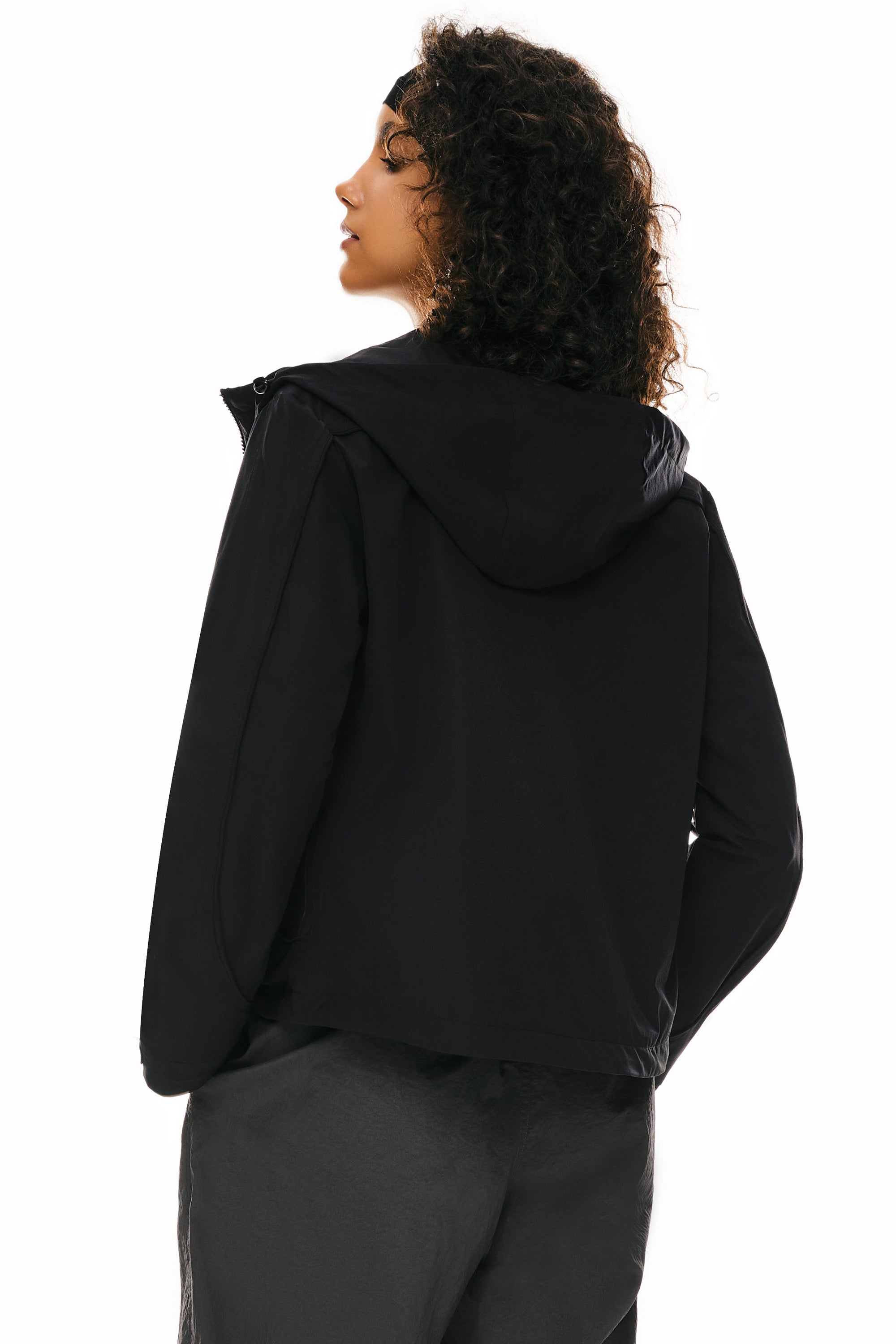 Orolay-Lightweight Hooded Jacket-Image 6 of Lightweight Hooded Jacket from Orolay - #color_black