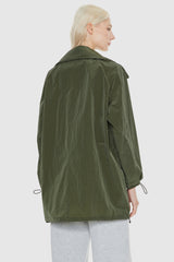 Orolay-Lightweight Hooded Windbreaker-#color_Peat Moss