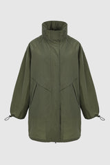 Orolay-Lightweight Hooded Windbreaker-#color_Peat Moss