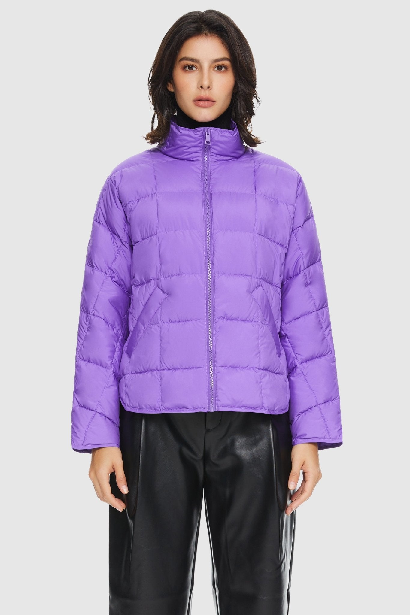 Orolay-Lightweight Insulated Puffer Jacket-Lightweight Insulated Puffer Jacket - Orolay, #color_Amethyst Orchid