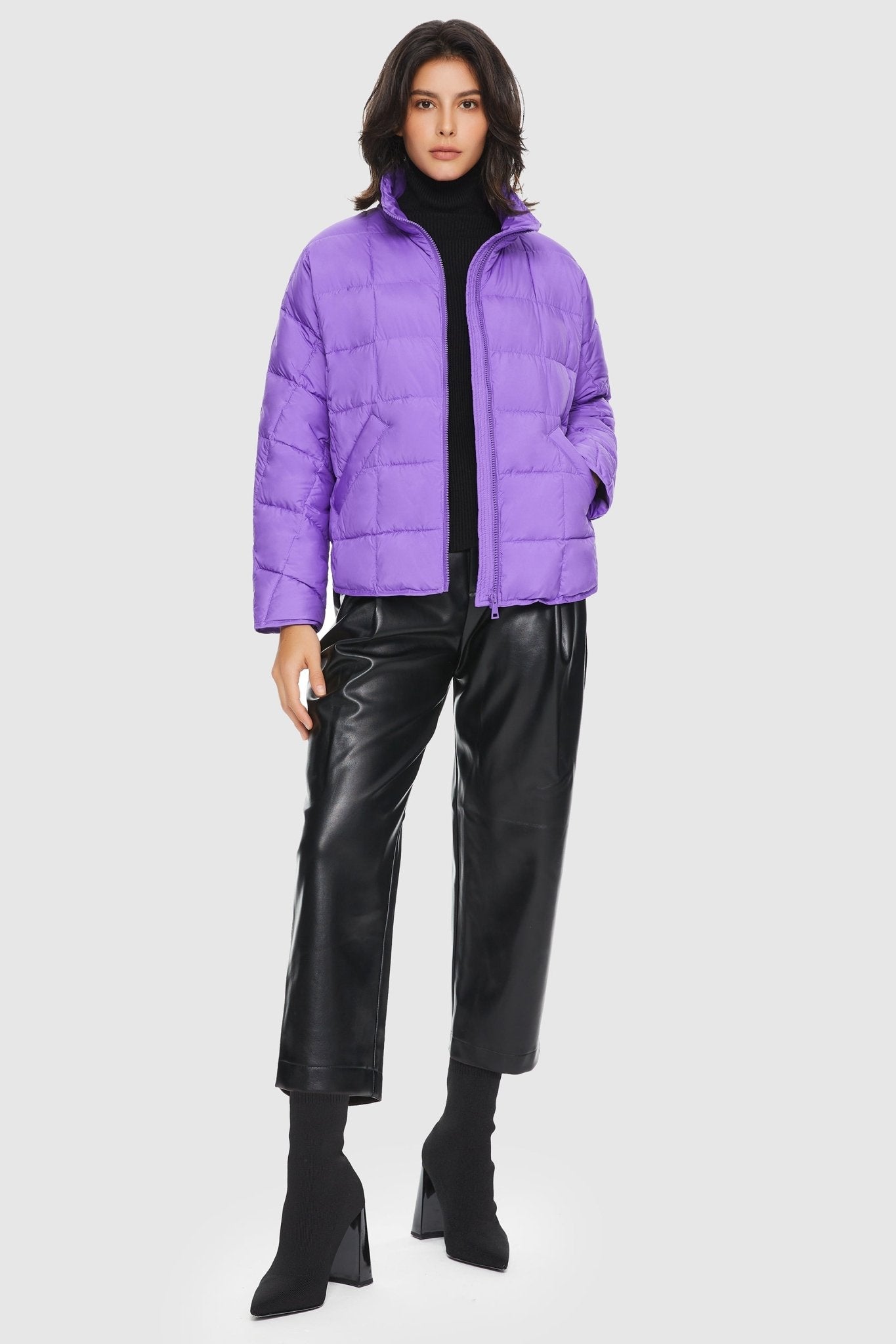 Orolay-Lightweight Insulated Puffer Jacket-Lightweight Insulated Puffer Jacket - Orolay, #color_Amethyst Orchid