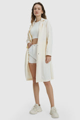 Orolay-Lightweight Lapel Trench-Lightweight Lapel Trench - Orolay, #color_Tofu