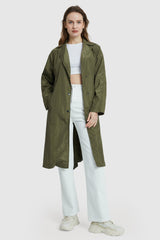 Orolay-Lightweight Lapel Trench-Lightweight Lapel Trench - Orolay, #color_Peat Moss