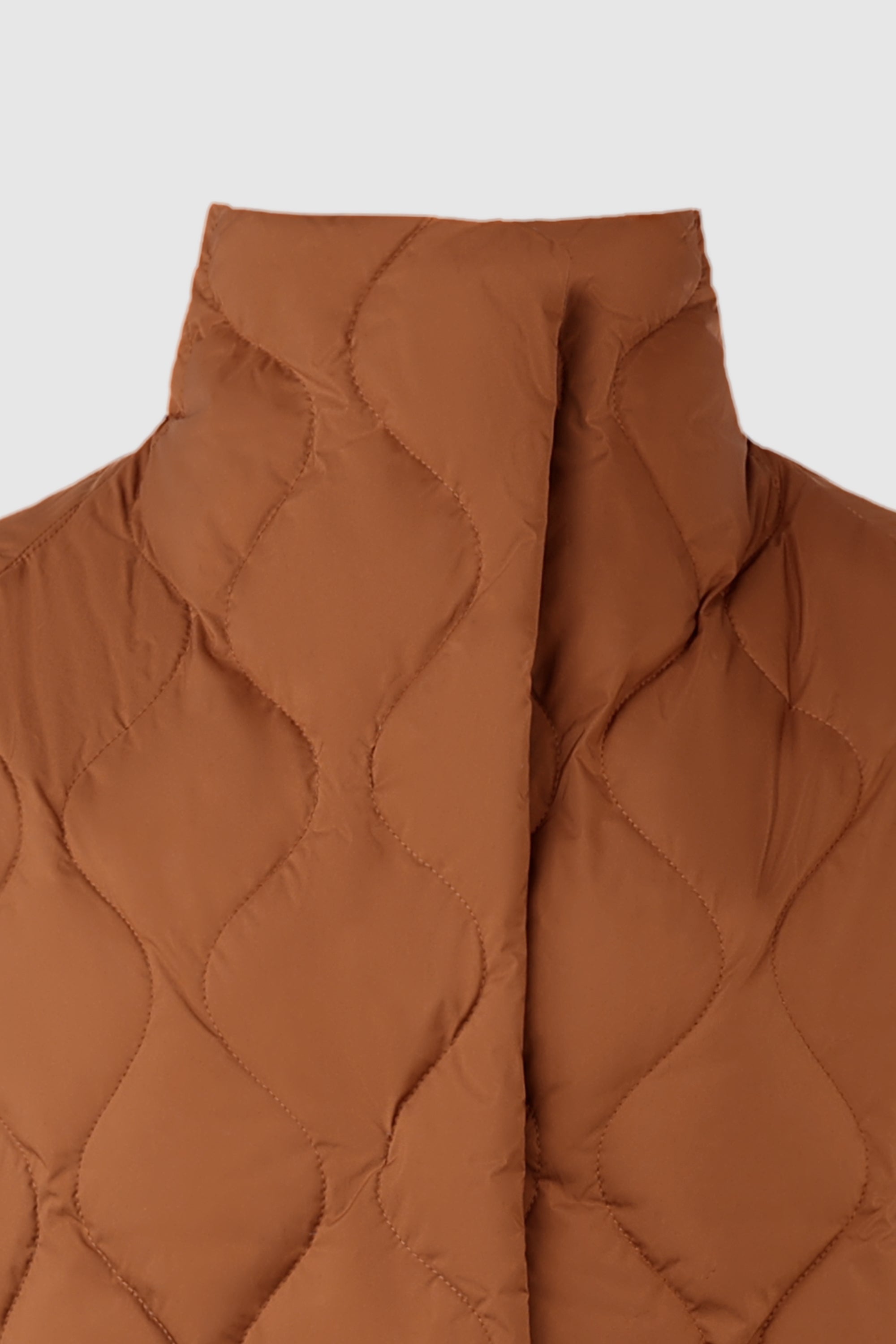 Orolay-Lightweight Long-Sleeve Puffer Jacket-#color_Bombay Brown