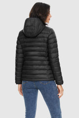 Orolay-Lightweight Packable Down Jacket with Stand Collar-#color_Black