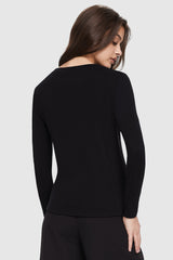 Orolay-Lightweight Pullover Sweater-Image 4 of Lightweight Pullover Sweater from Orolay - #color_Ink