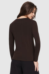 Orolay-Lightweight Pullover Sweater-Image 4 of Lightweight Pullover Sweater from Orolay - #color_Emperador