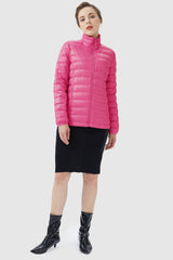 Orolay-Lightweight Quilted Packable Down Jacket-Lightweight Quilted Packable Down Jacket - Orolay, #color_Azalea Pink