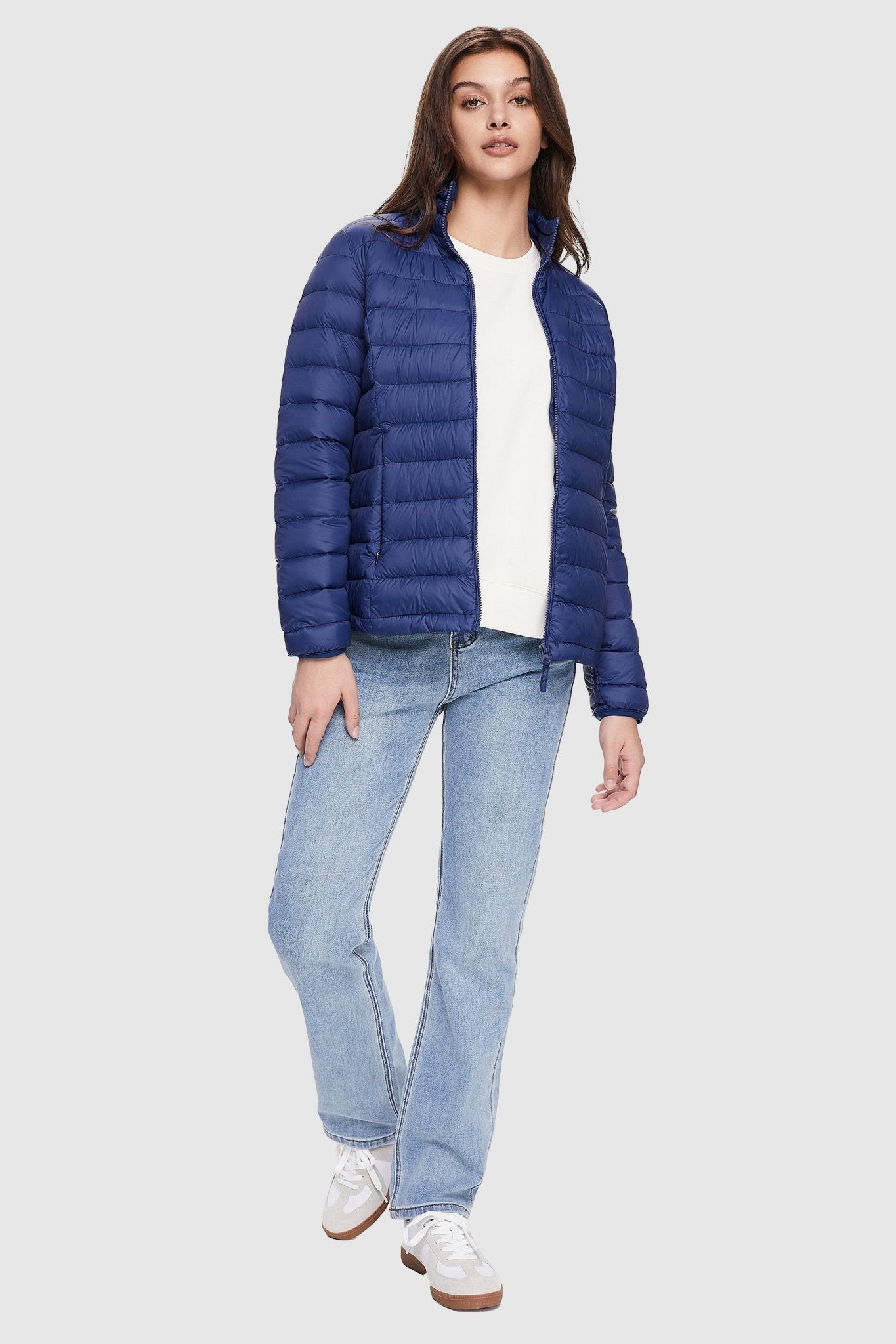 Orolay-Lightweight Quilted Packable Down Jacket-Lightweight Quilted Packable Down Jacket - Orolay, #color_Bluing