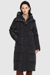 Orolay-Long Maxi Puffer Thickened Jacket-Long Maxi Puffer Thicken Jacket - Orolay, #color_Black