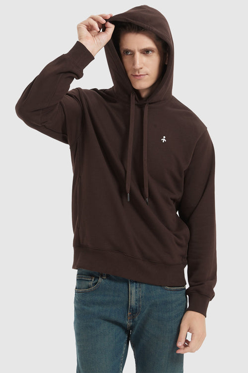 Orolay-Long Sleeve Pullover Hoodies-Image 3 of Long Sleeve Pullover Hoodies - #color_Emperador