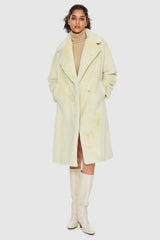 Orolay-Long Teddy Coat-#color_Beige