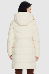 Orolay-Long Winter Puffer Down Coat-#color_Tofu