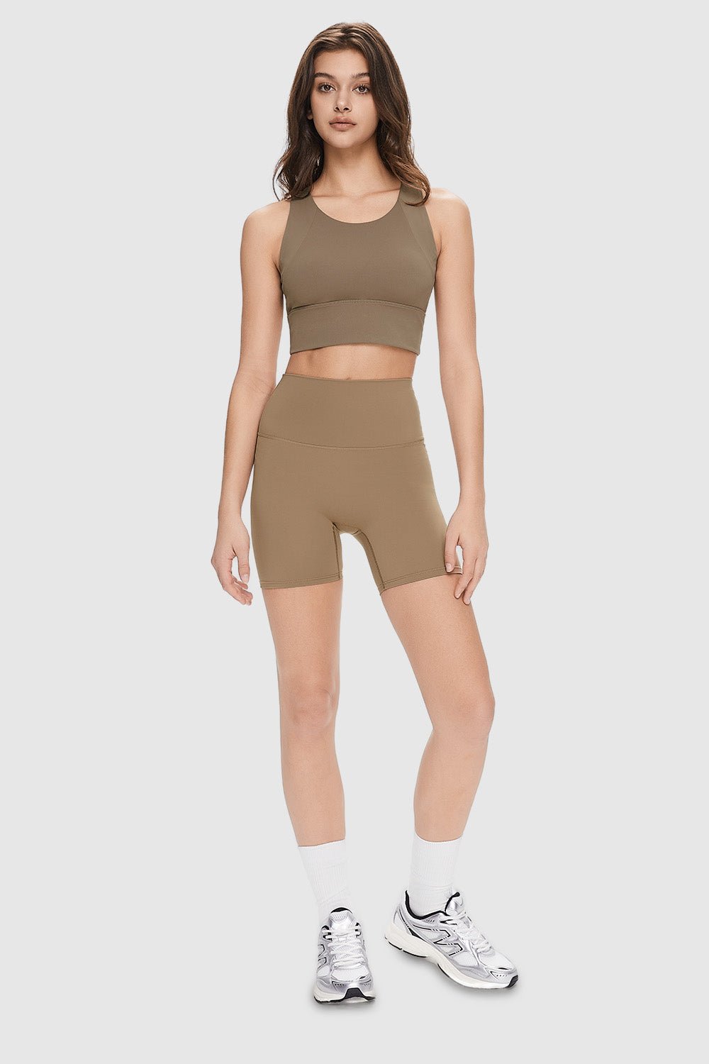 Orolay-Naked Feeling Biker Shorts-Naked Feeling Biker Shorts - Orolay, #color_Khaki