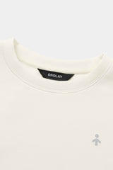 Orolay-Oversized Crewneck Sweatshirt-Image 5 of Oversized Crewneck Sweatshirt from Orolay - #color_Beige