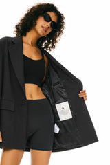 Orolay-Oversized Office Blazer-Image 8 of Long Sleeve Office Blazer from Orolay - #color_Charcoal