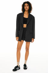 Orolay-Oversized Office Blazer-Image 1 of Long Sleeve Office Blazer from Orolay - #color_Charcoal