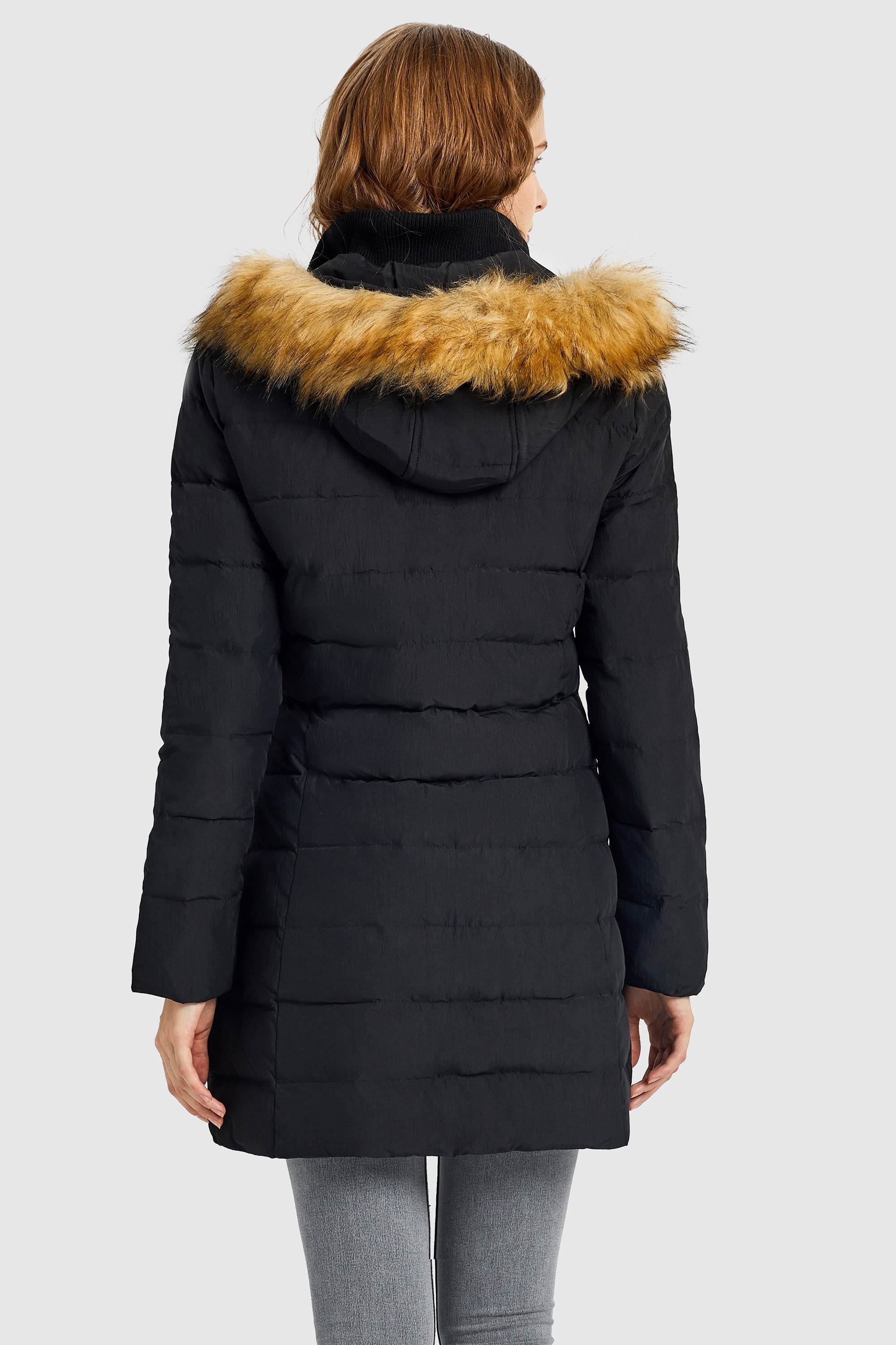 Orolay-Packable Thickened Winter Down Coat-#color_Black