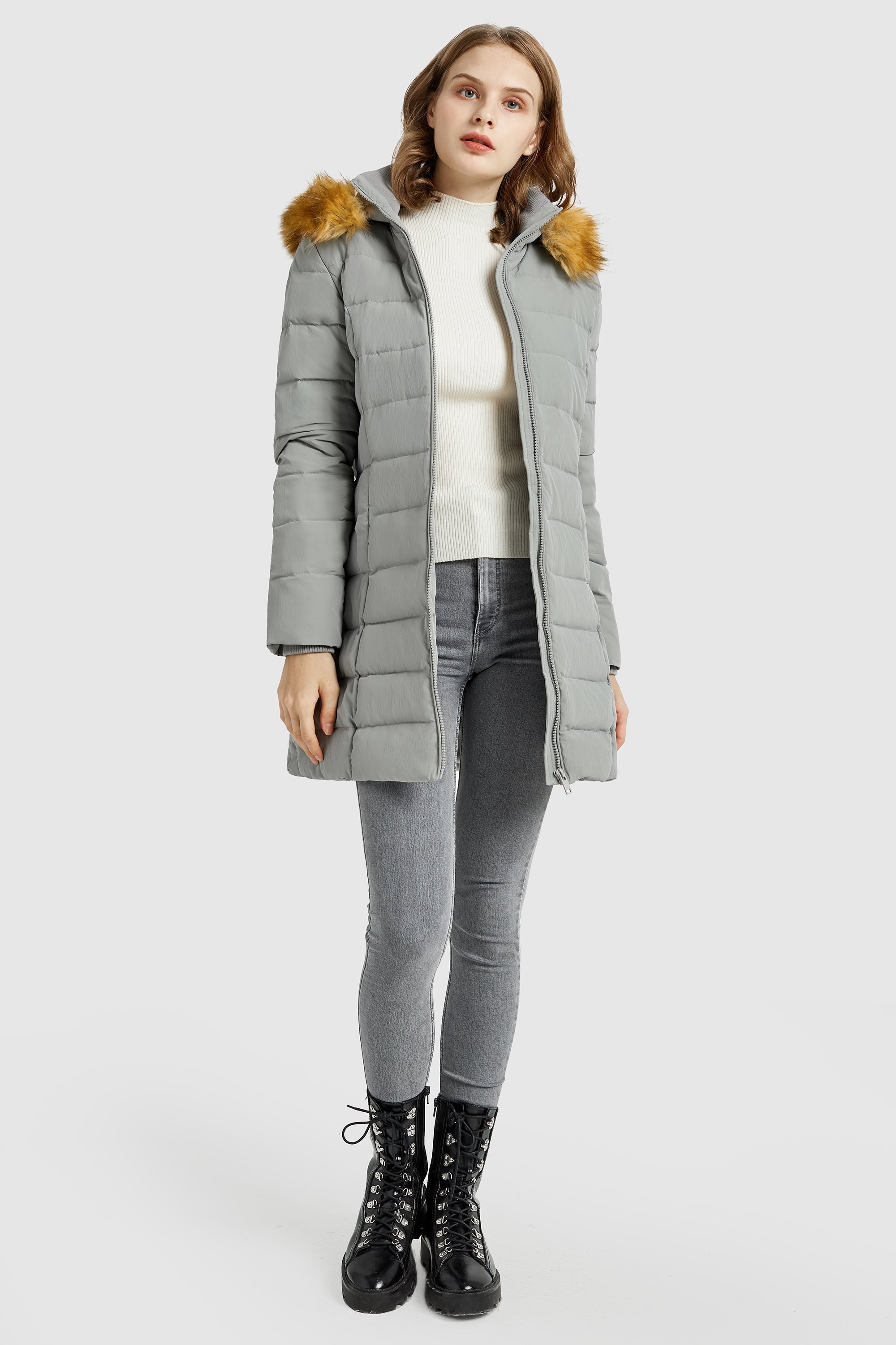 Orolay-Packable Thickened Winter Down Coat-#color_Quiet Gray