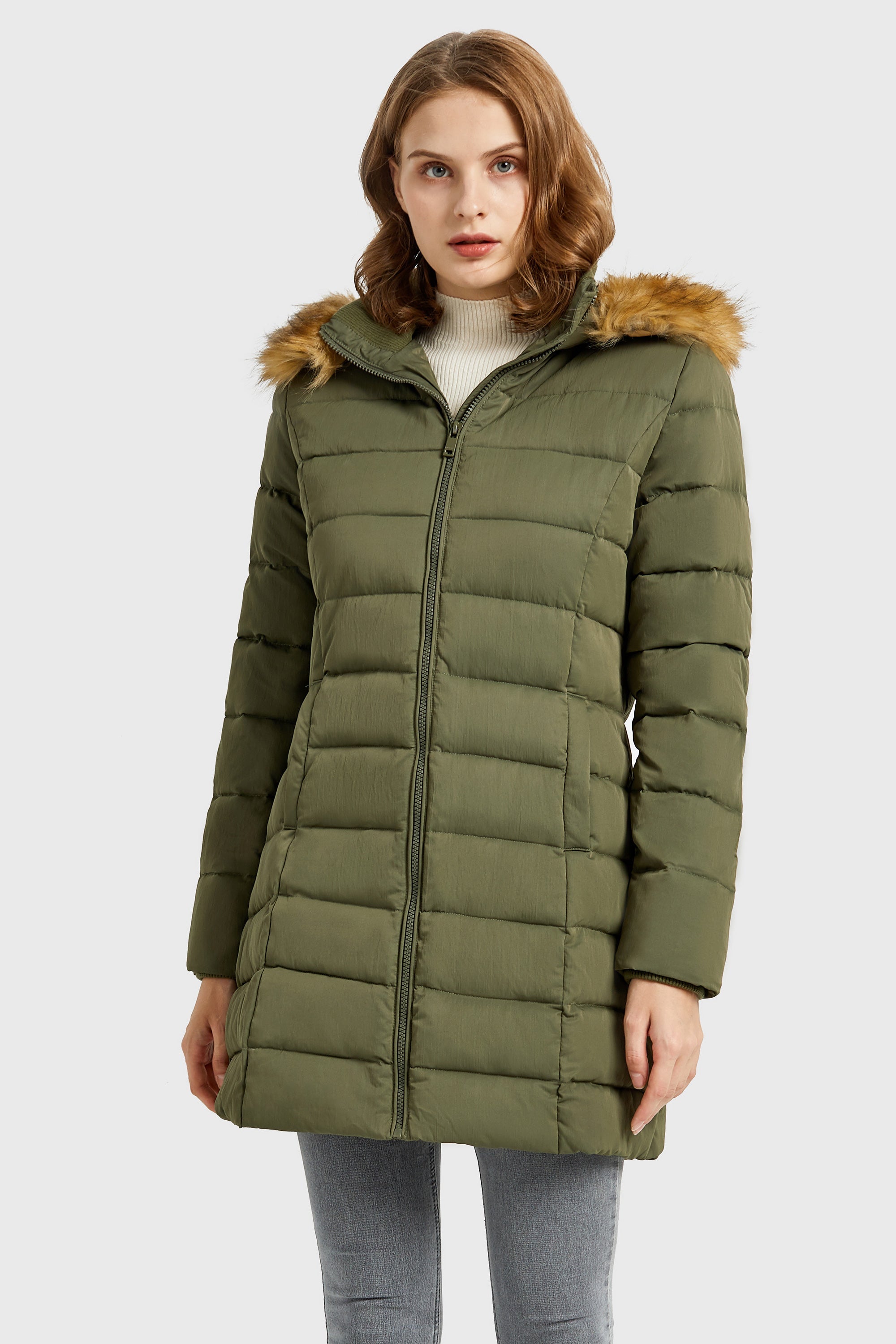 Orolay-Packable Thickened Winter Down Coat-#color_Peat Moss