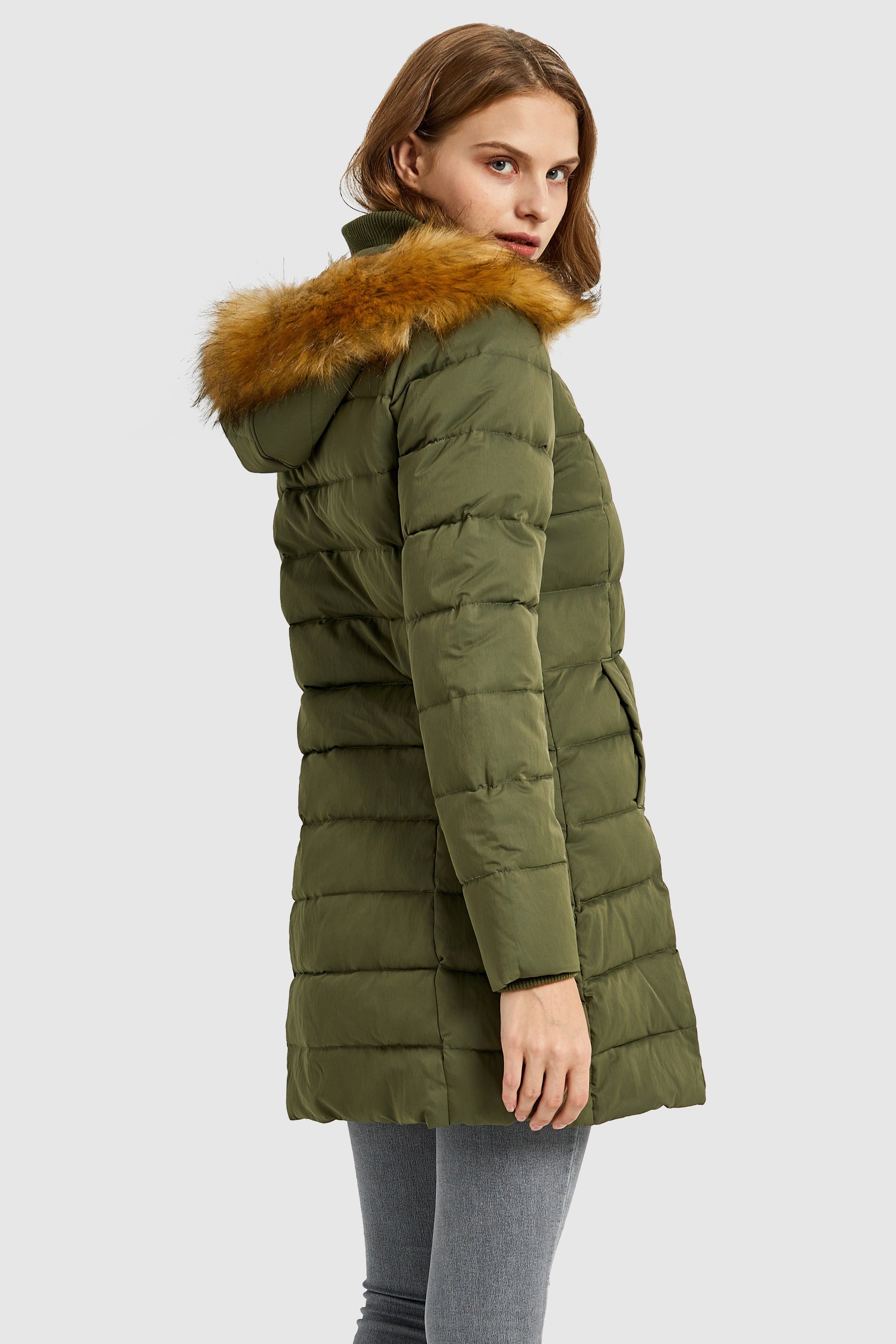 Orolay-Packable Thickened Winter Down Coat-#color_Peat Moss