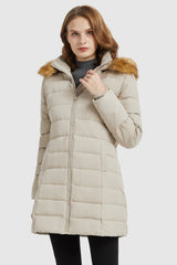 Orolay-Packable Thickened Winter Down Coat-#color_Oat Milk