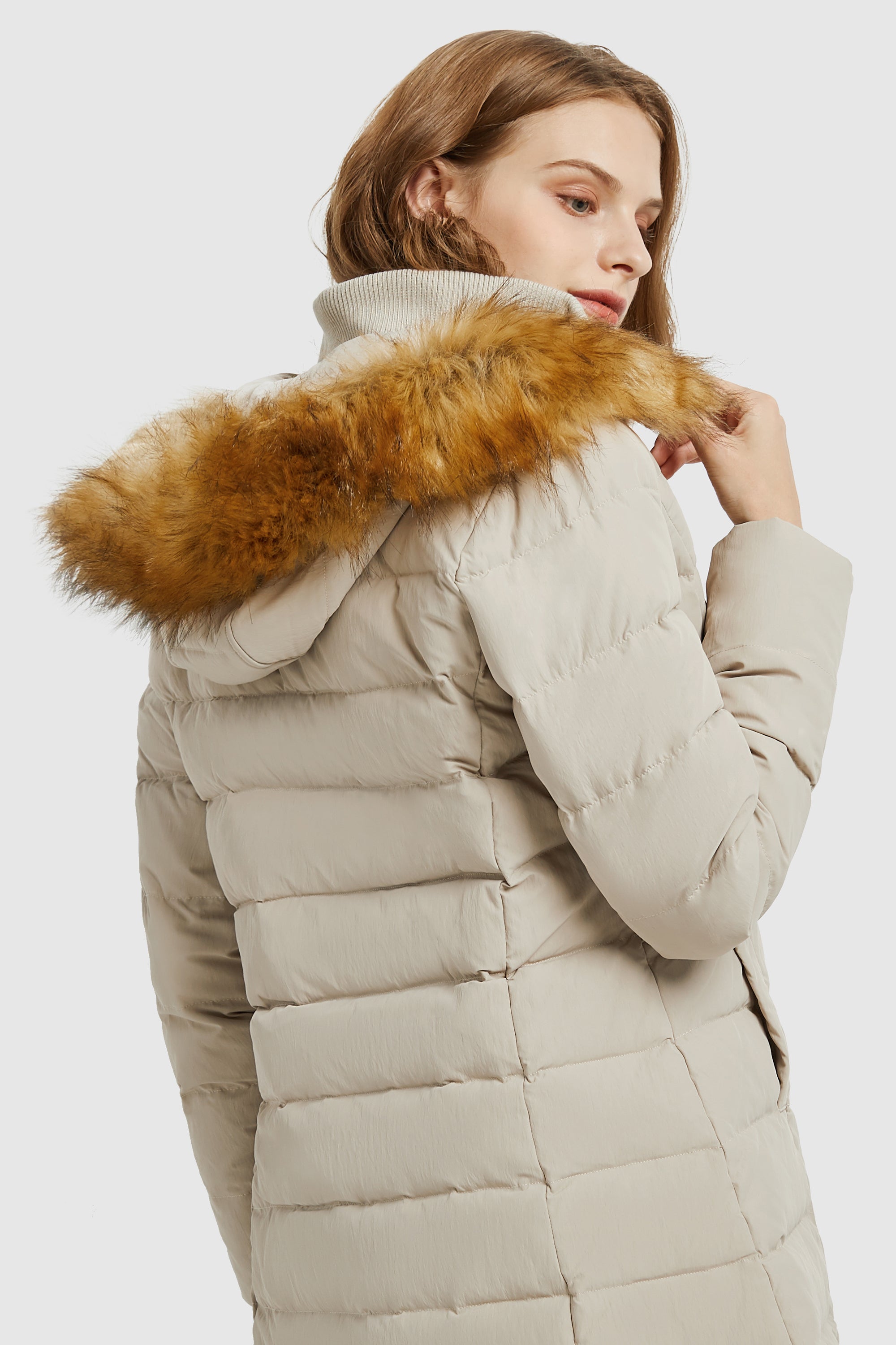 Orolay-Packable Thickened Winter Down Coat-#color_Oat Milk