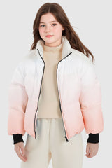 Orolay-Puff-O Summit Ombre Kids Puffer-Puff-O Summit Ombre Kids Puffer from Orolay - #color_Gradient Pink