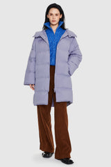 Orolay-Puffy Puffer Jacket with Detachable Hood-#color_Cosmic Sky