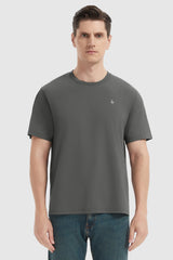 Orolay-Quick Dry Short Sleeve T-Shirt-Image 1 of Quick Dry Short Sleeve T-Shirt from Orolay - #color_Charcoal