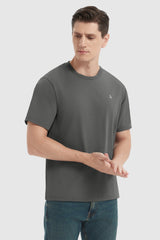 Orolay-Quick Dry Short Sleeve T-Shirt-Image 3 of Quick Dry Short Sleeve T-Shirt from Orolay - #color_Charcoal