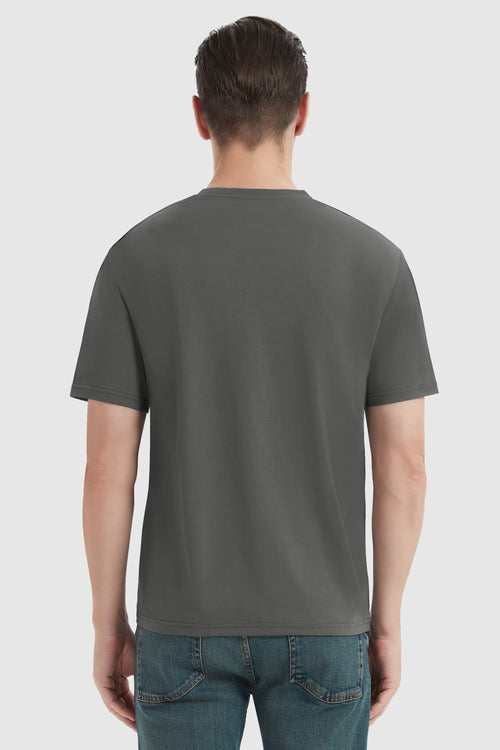 Orolay-Quick Dry Short Sleeve T-Shirt-Image 4 of Quick Dry Short Sleeve T-Shirt from Orolay - #color_Charcoal